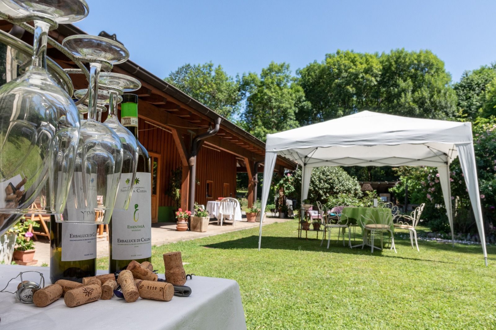 Staying in Vigna Santa Clelia