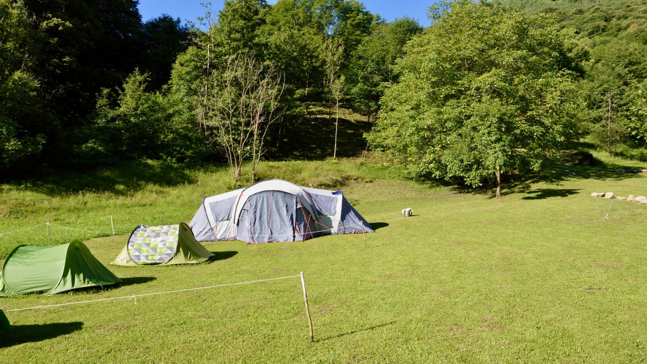 Hospitalité pour les tentes et les camping-cars à Valchiusella