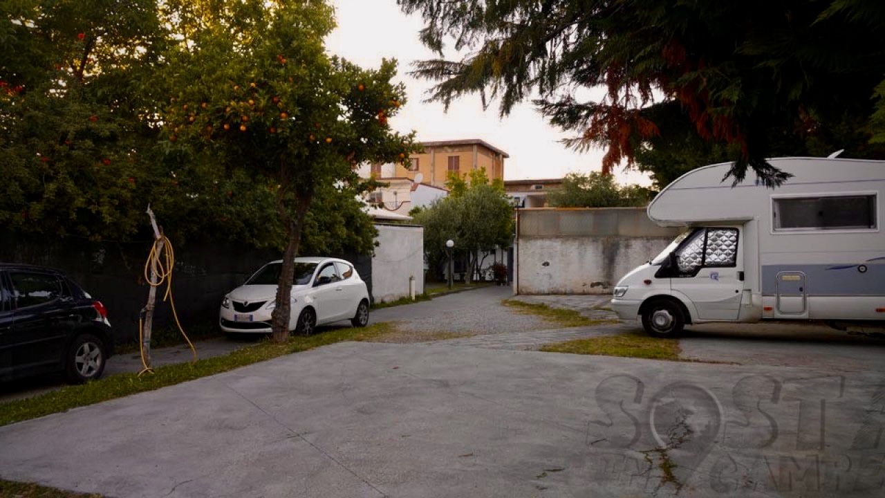 Pompei Parking Area for Tent and Camper