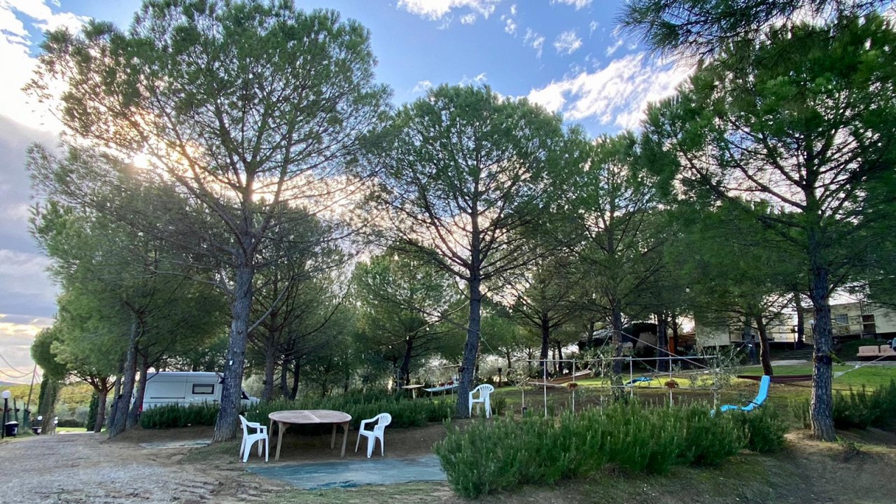 Piazzole all'ombra naturale nel cuore della Toscana