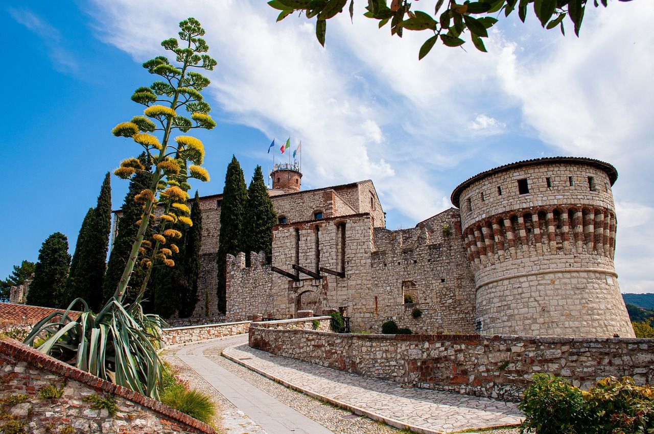 Green area with forest in Brescia