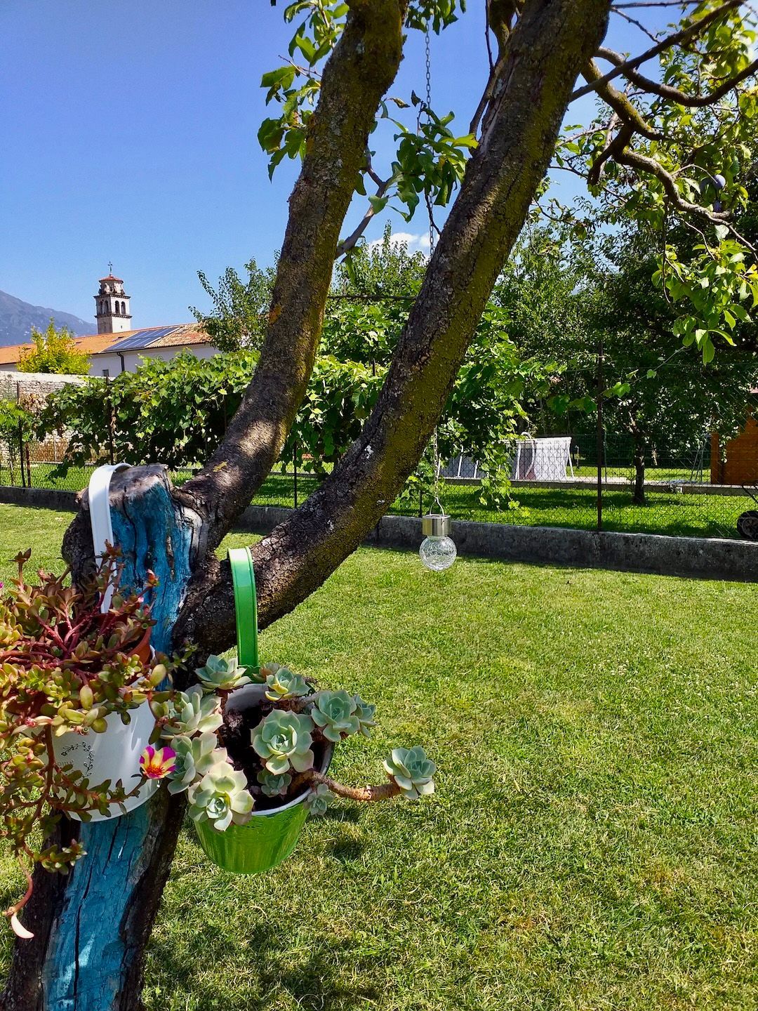 Garden within the ancient walls of Treviso