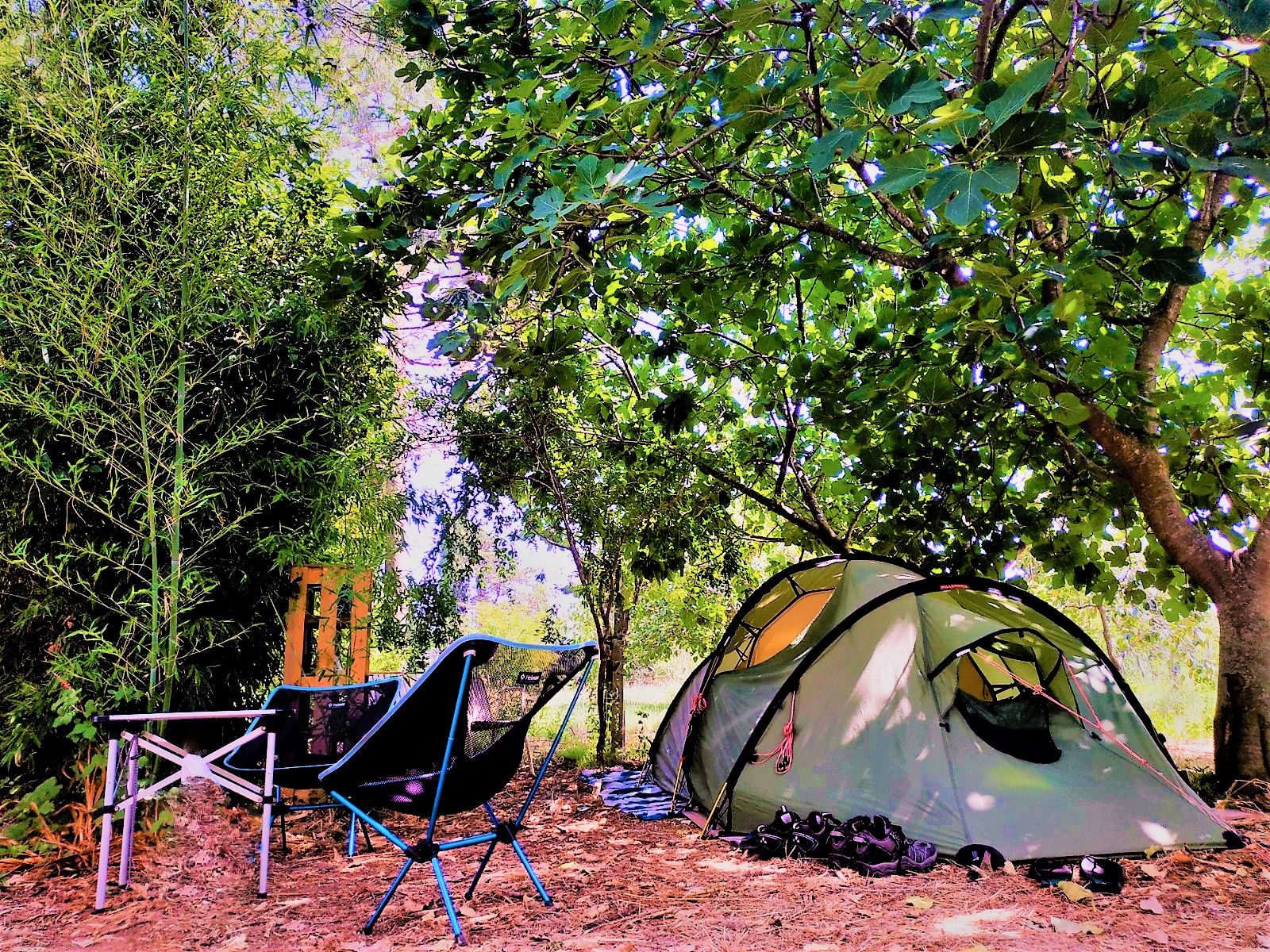 Campingzelte (2x je 3 Plätze)