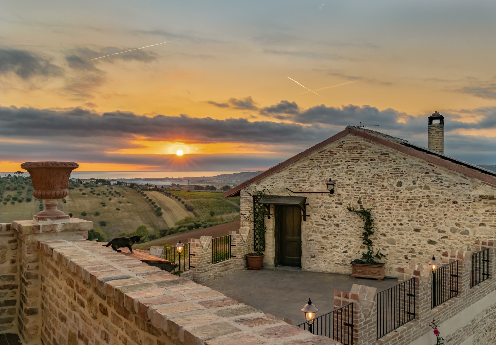 Camping at Petecciano Castle