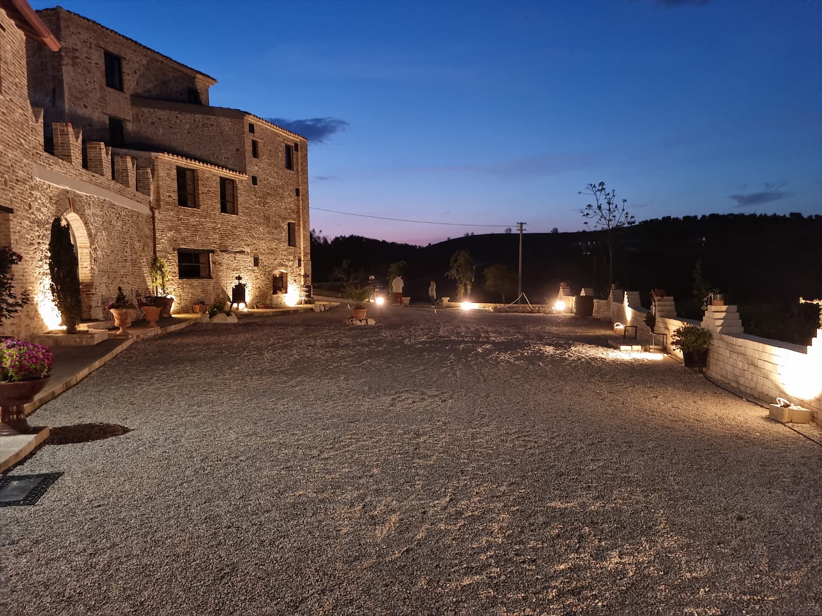 Camping at Petecciano Castle