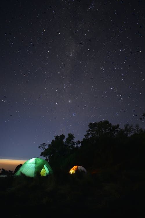 Camping in tenda alle pendici dell'Etna