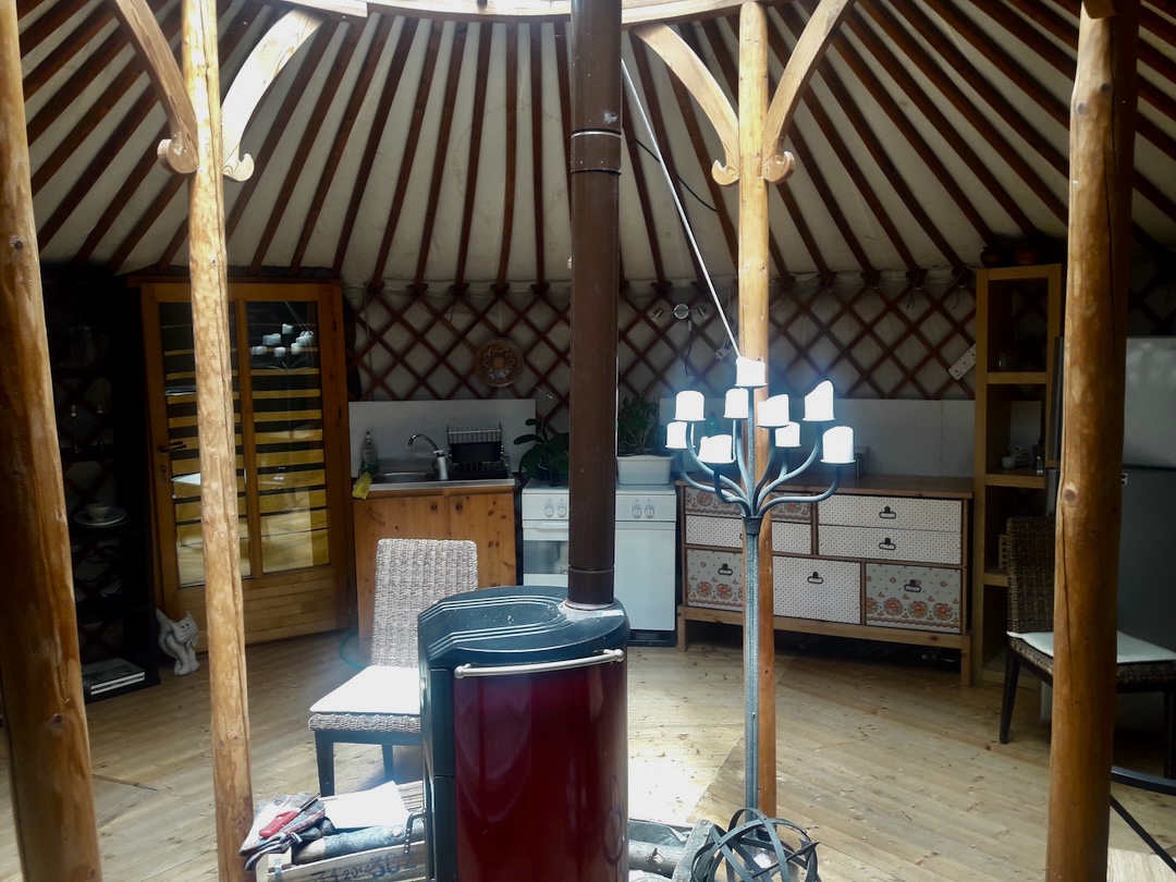 Yurt in the Woods with view on the Lake of Garda