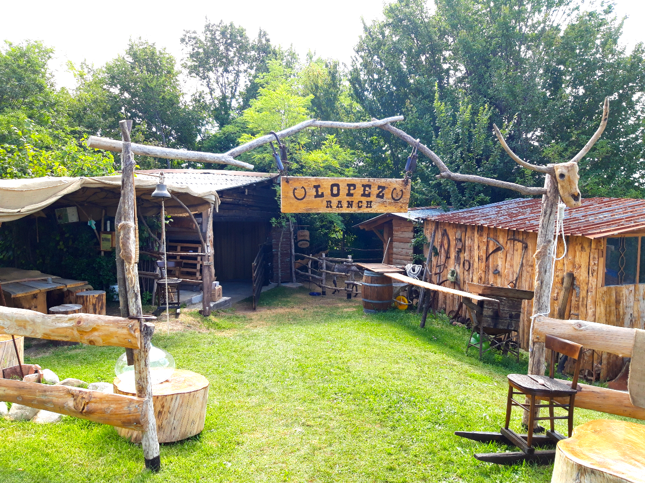 Campsite area in the Ranch