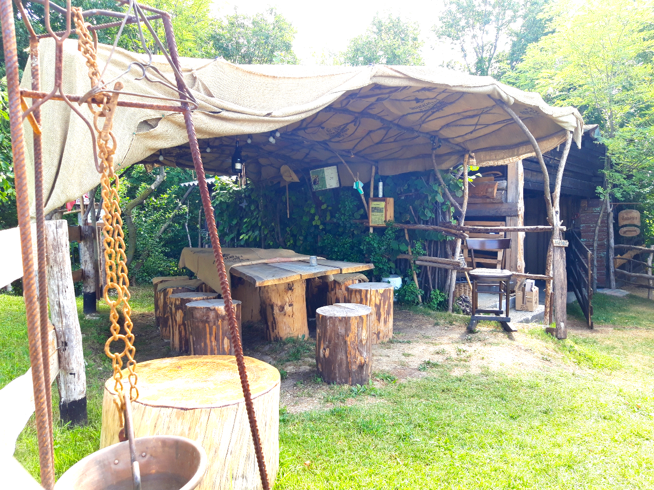 Campsite area in the Ranch
