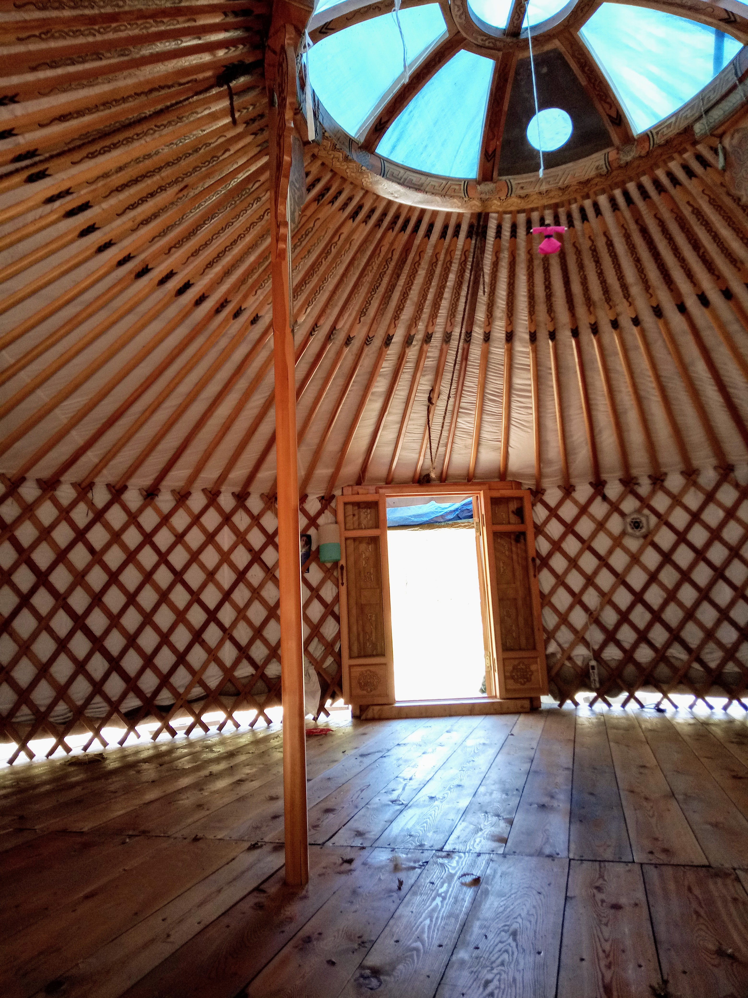 Glamping Wooden Yurt