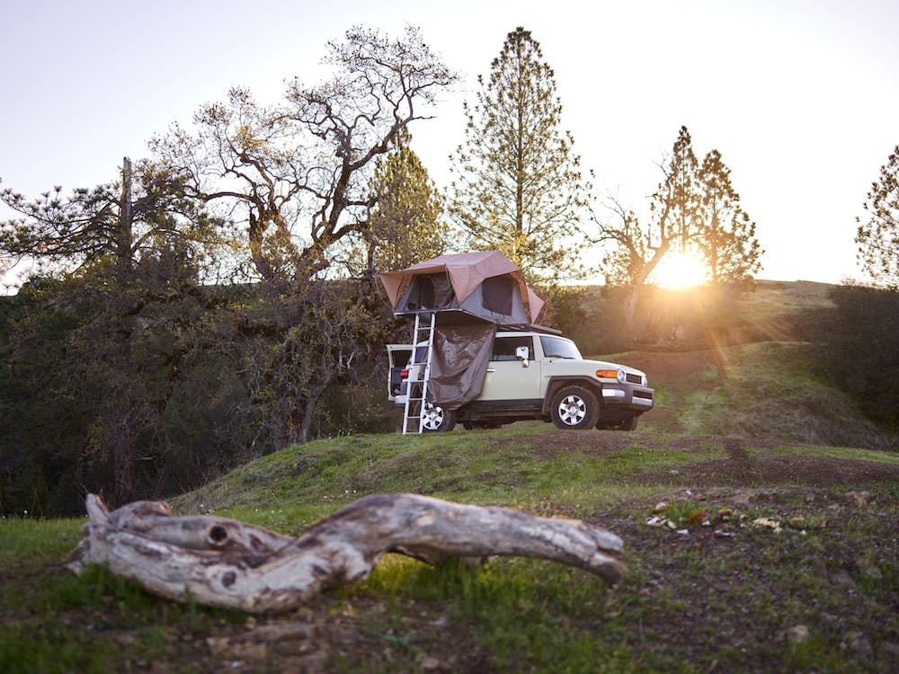 Lieu pour tente ou camping-car dans les Piedmont Hills