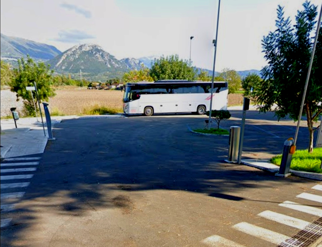 Aire de stationnement pour camping-cars surveillé à Paestum