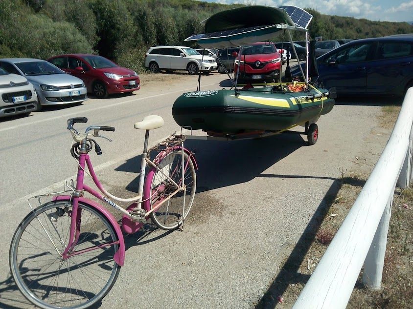 Tenda pronta nel litorale salernitano vicino Battipaglia