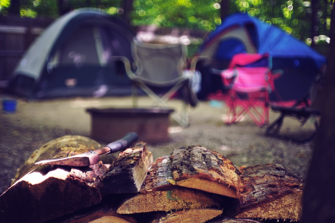 Camping area near Rome