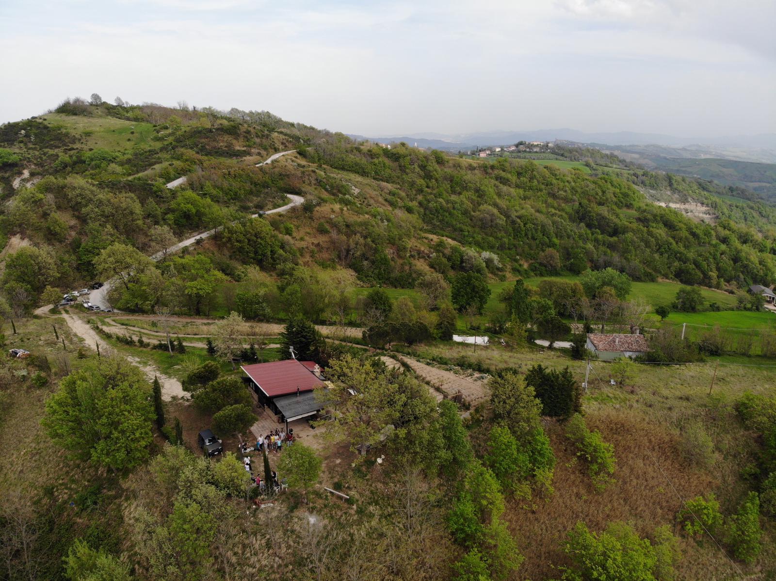 Wooden cottage in the Montefeltro Panoramic Area