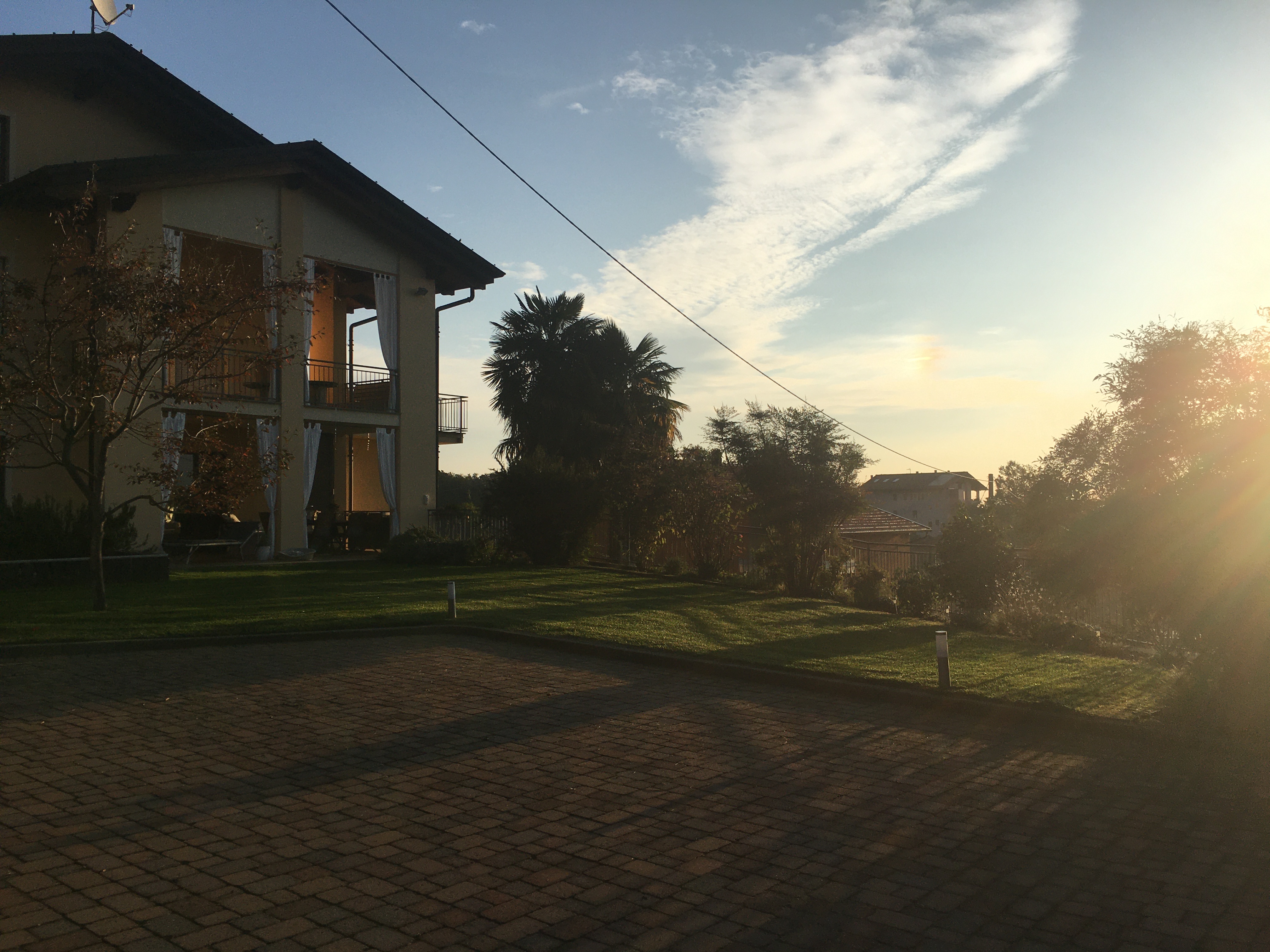 Posto tenda in posizione panoramica