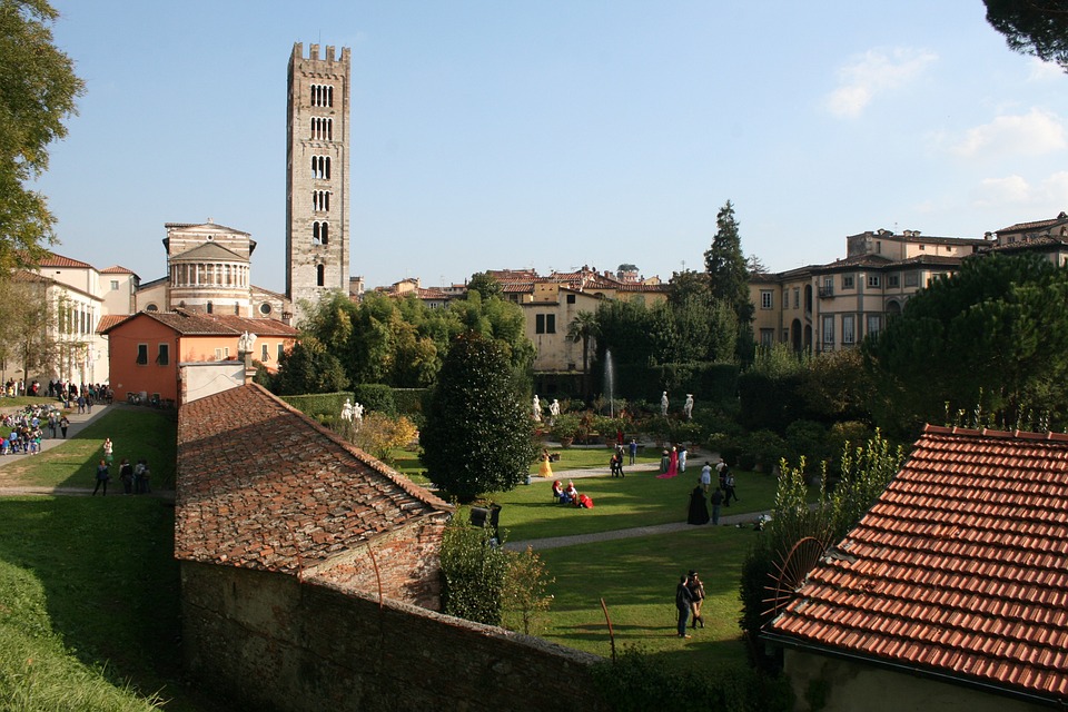 Spazio verde per tende a Lucca