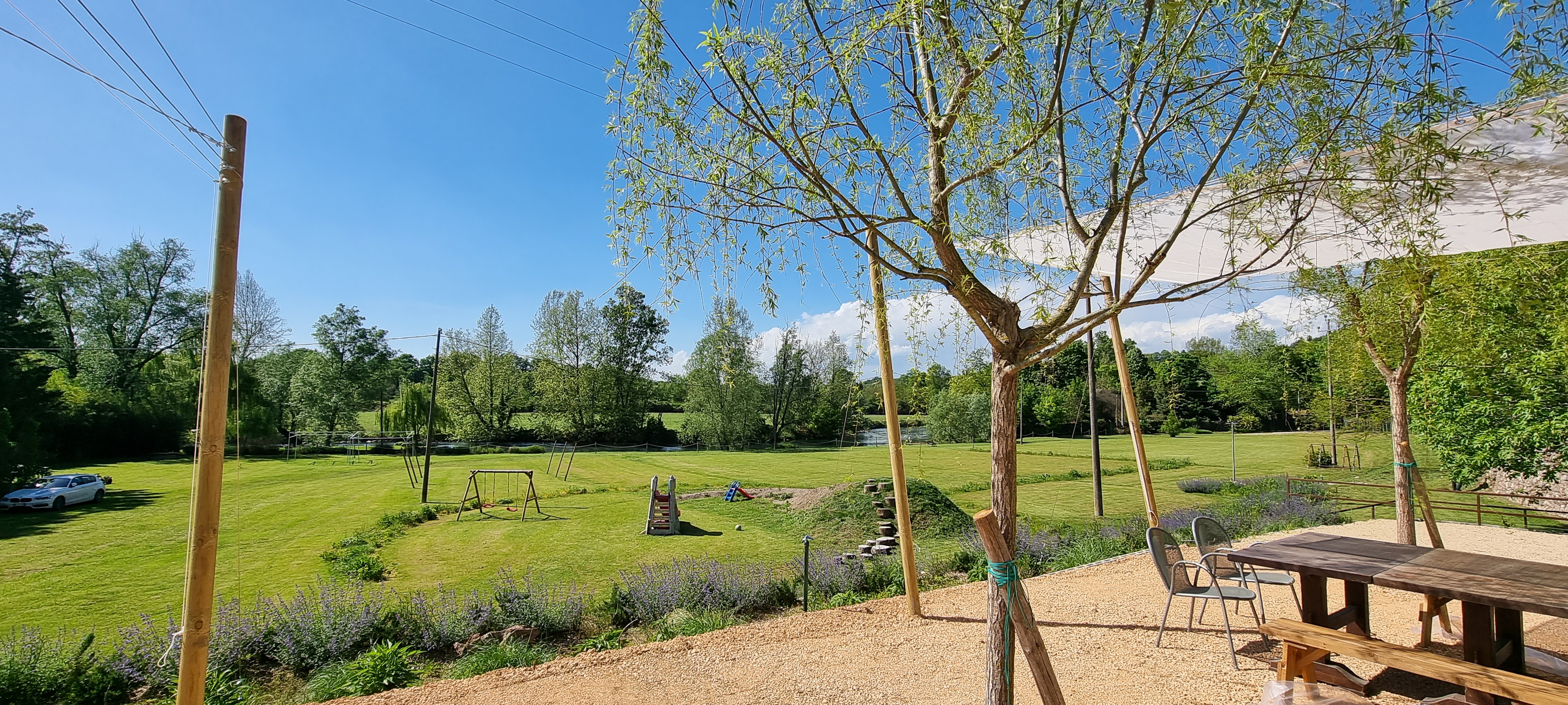 Parcheggio Camper in riva al fiume