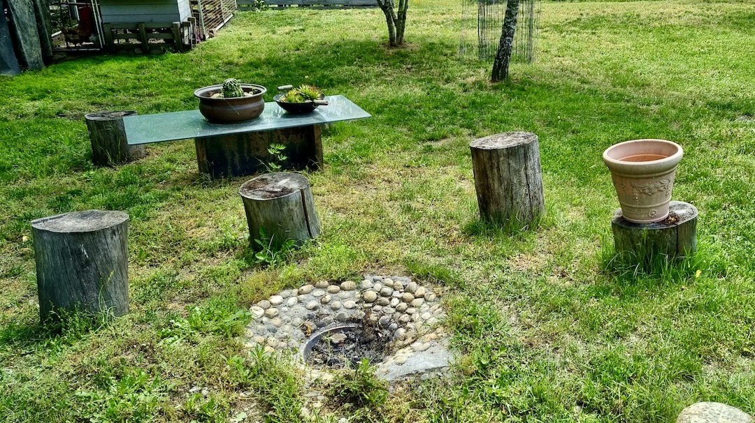 Spazio per tende in un giardino di Novara