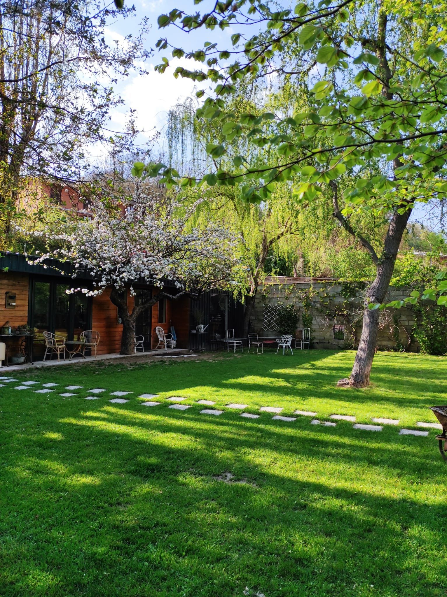 Giardino per tende nell'Aquila