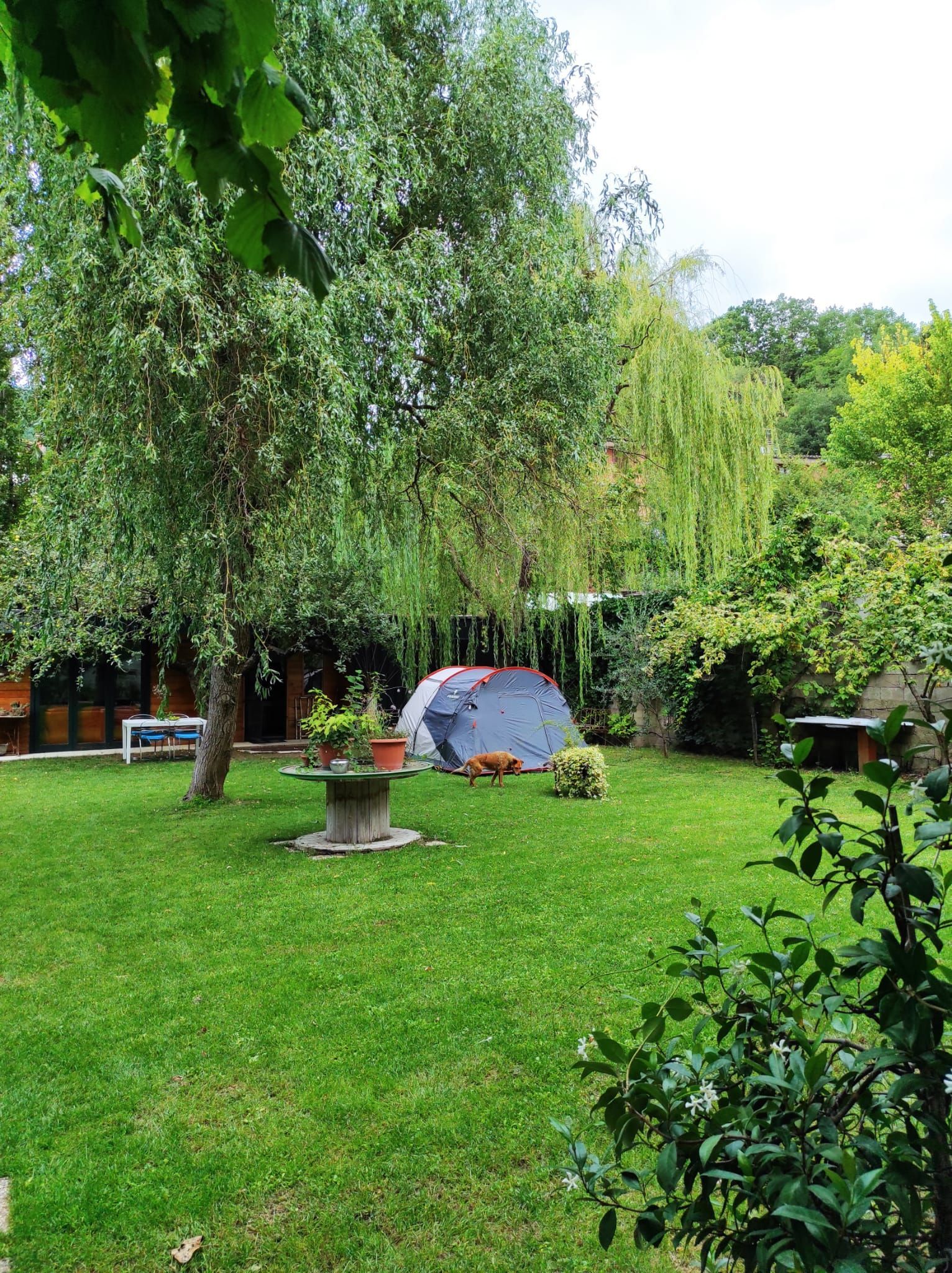 Giardino per tende nell'Aquila