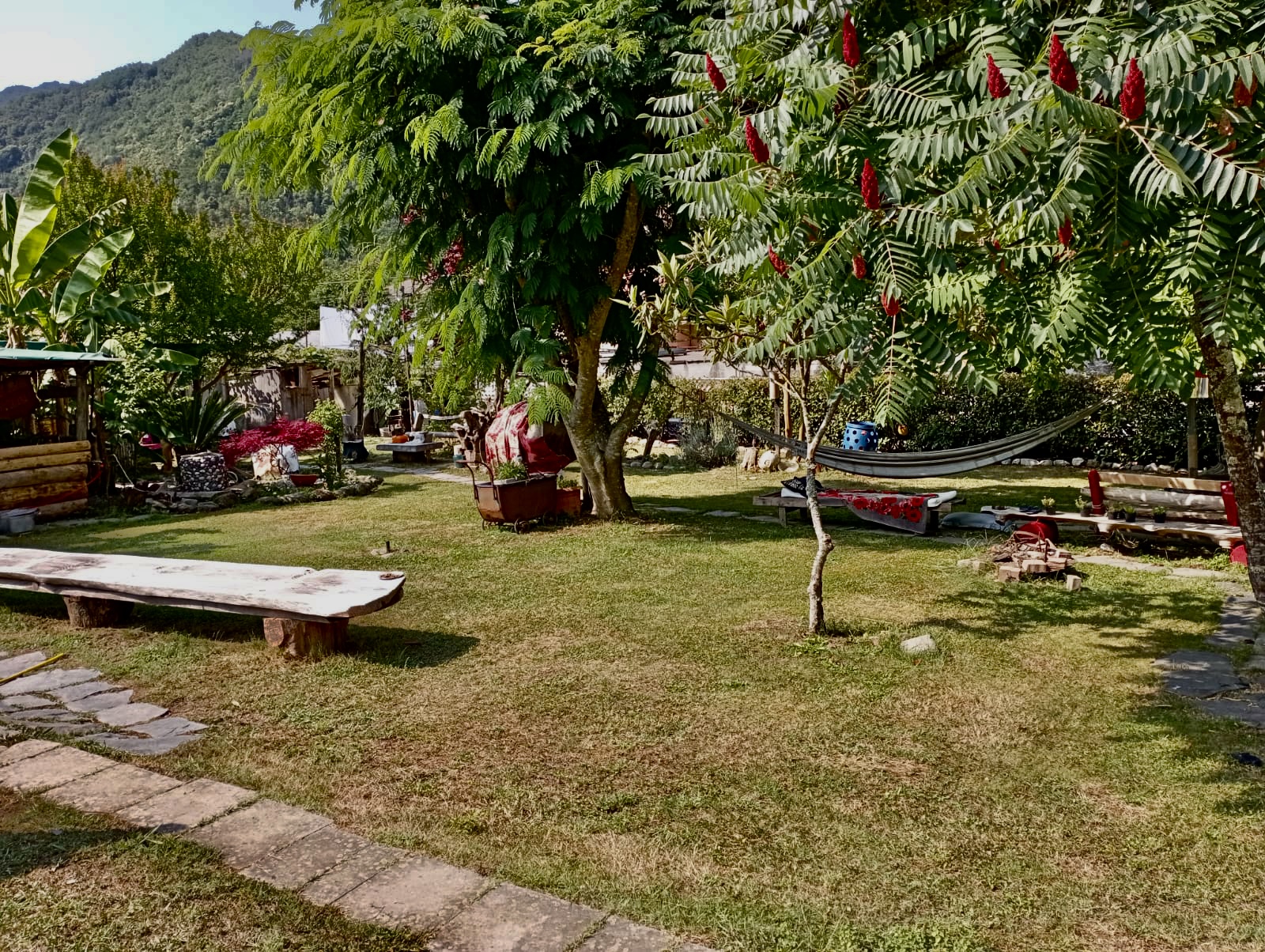 Peaceful camping in the nature of Calvari, Genoa