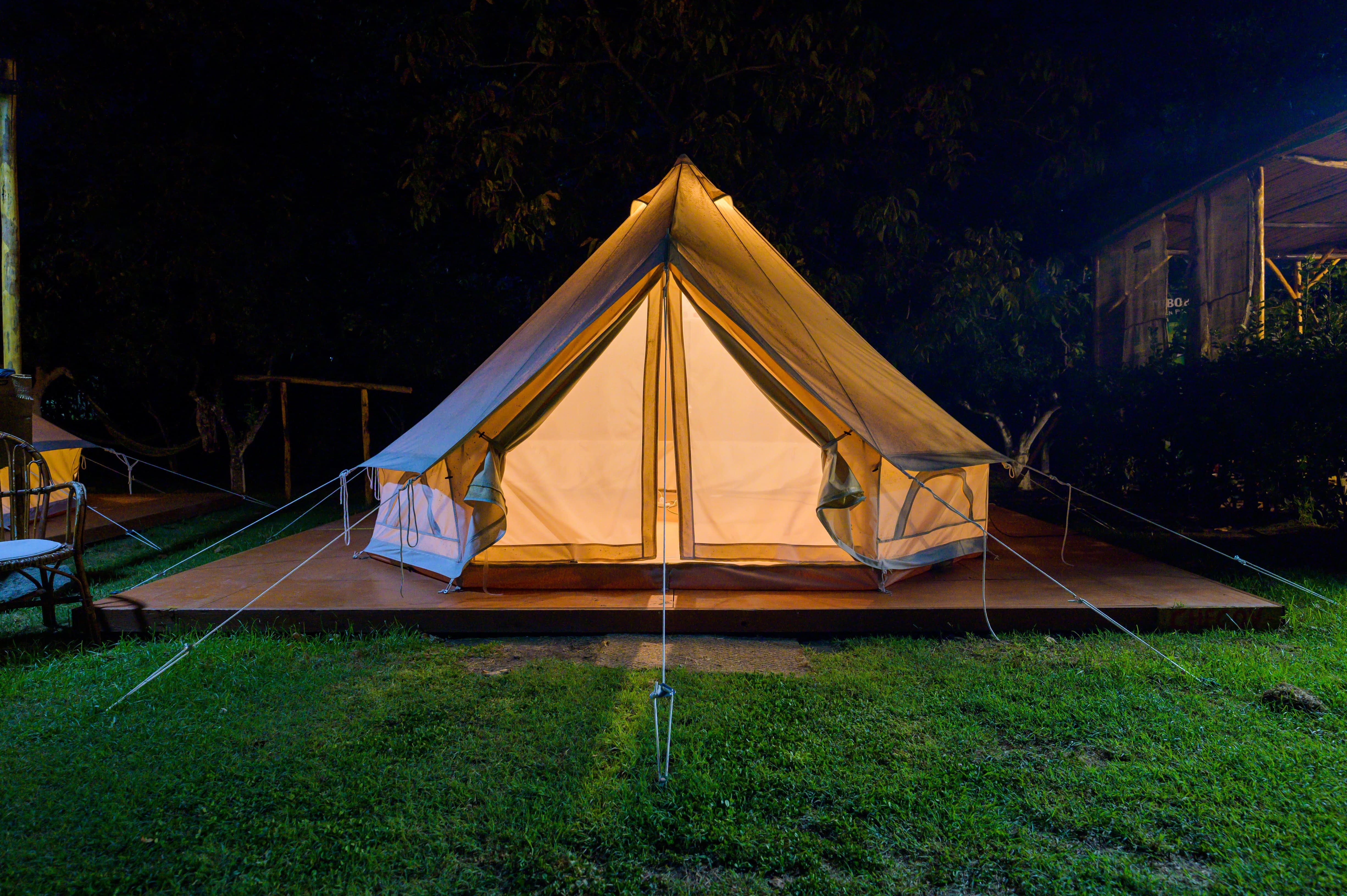 Glamping a Pompei