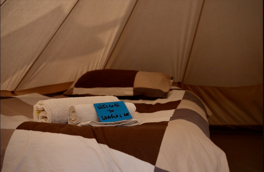 Glamping a Pompei