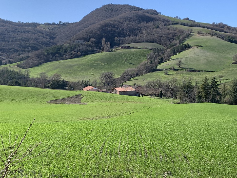 Piazzola per tende con panorama a Macerata
