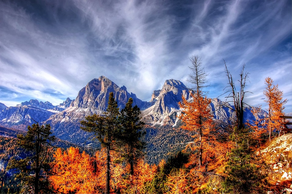 Spazio in aperta campagna sulle Dolomiti Bellunesi