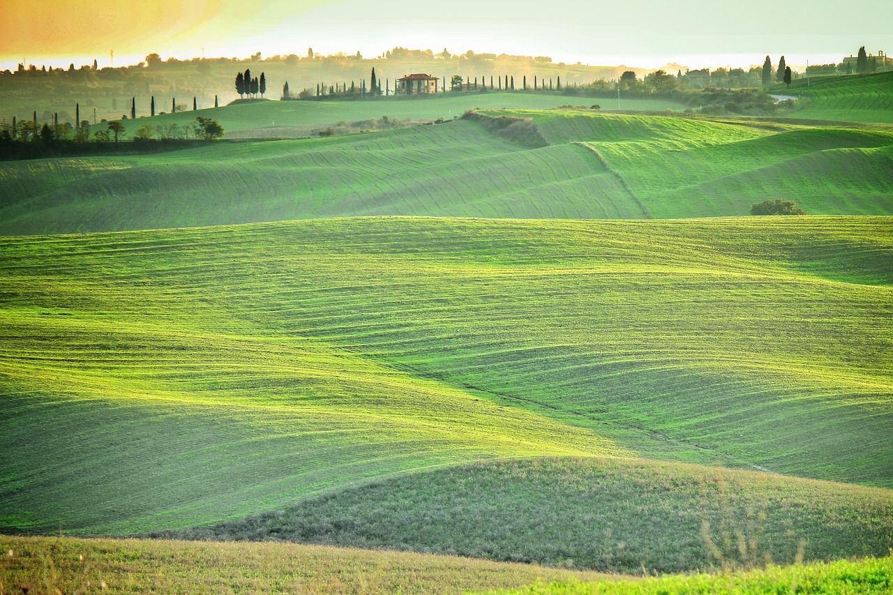 Spazio tenda a Vinci lungo i cammini della Toscana