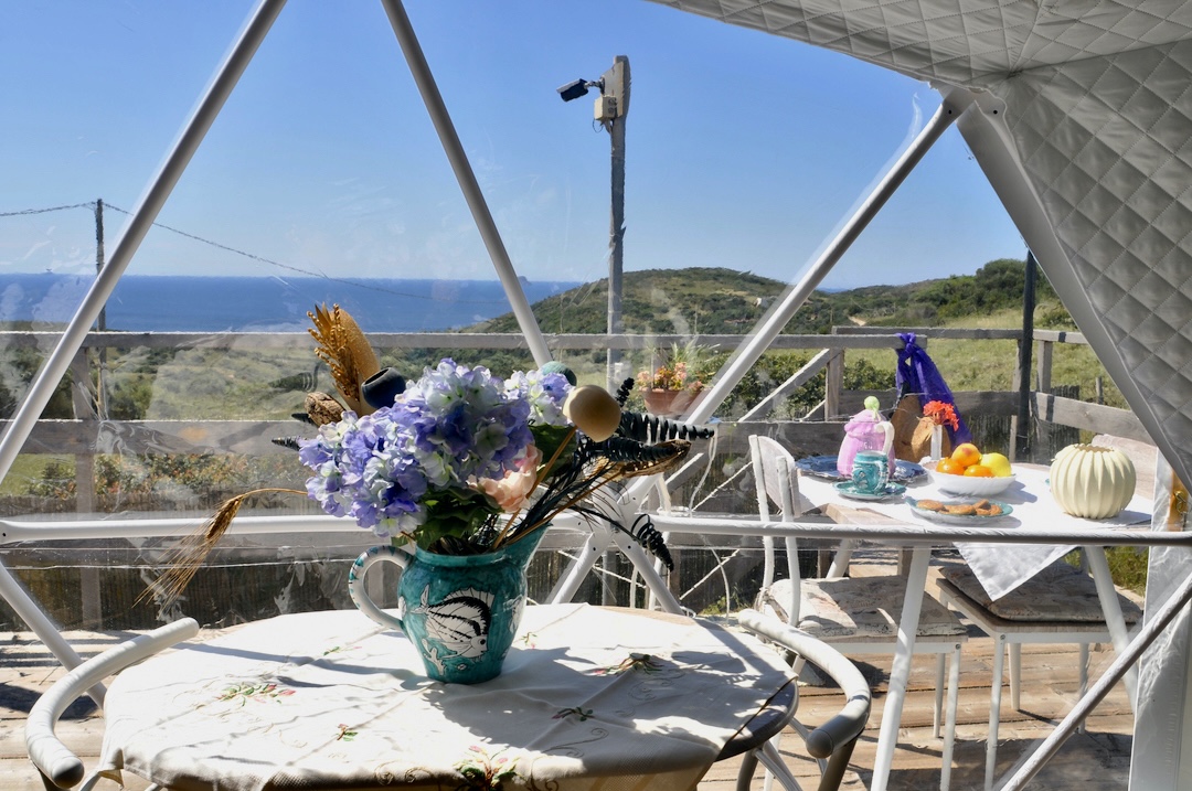 Glamping in cupola geodetica - bubble- vista mare e cielo stellato