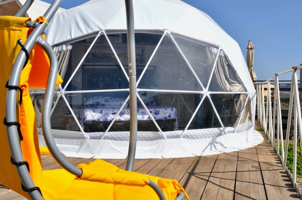 Glamping in cupola geodetica - bubble- vista mare e cielo stellato