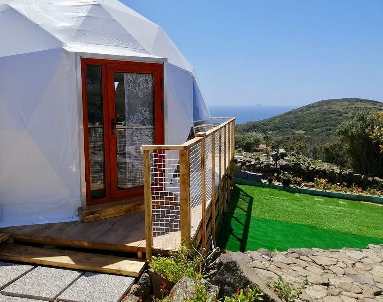 Glamping in cupola geodetica - bubble- vista mare e cielo stellato