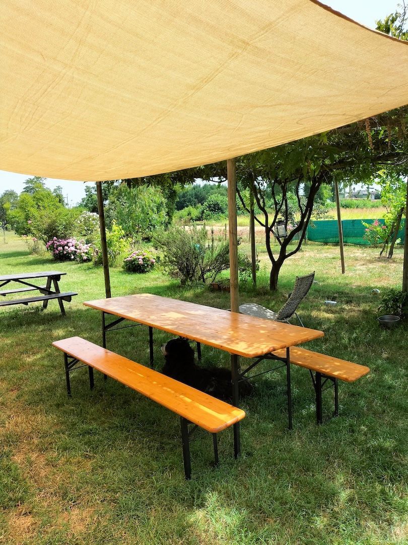 Grande giardino adatto a famiglie con bambini