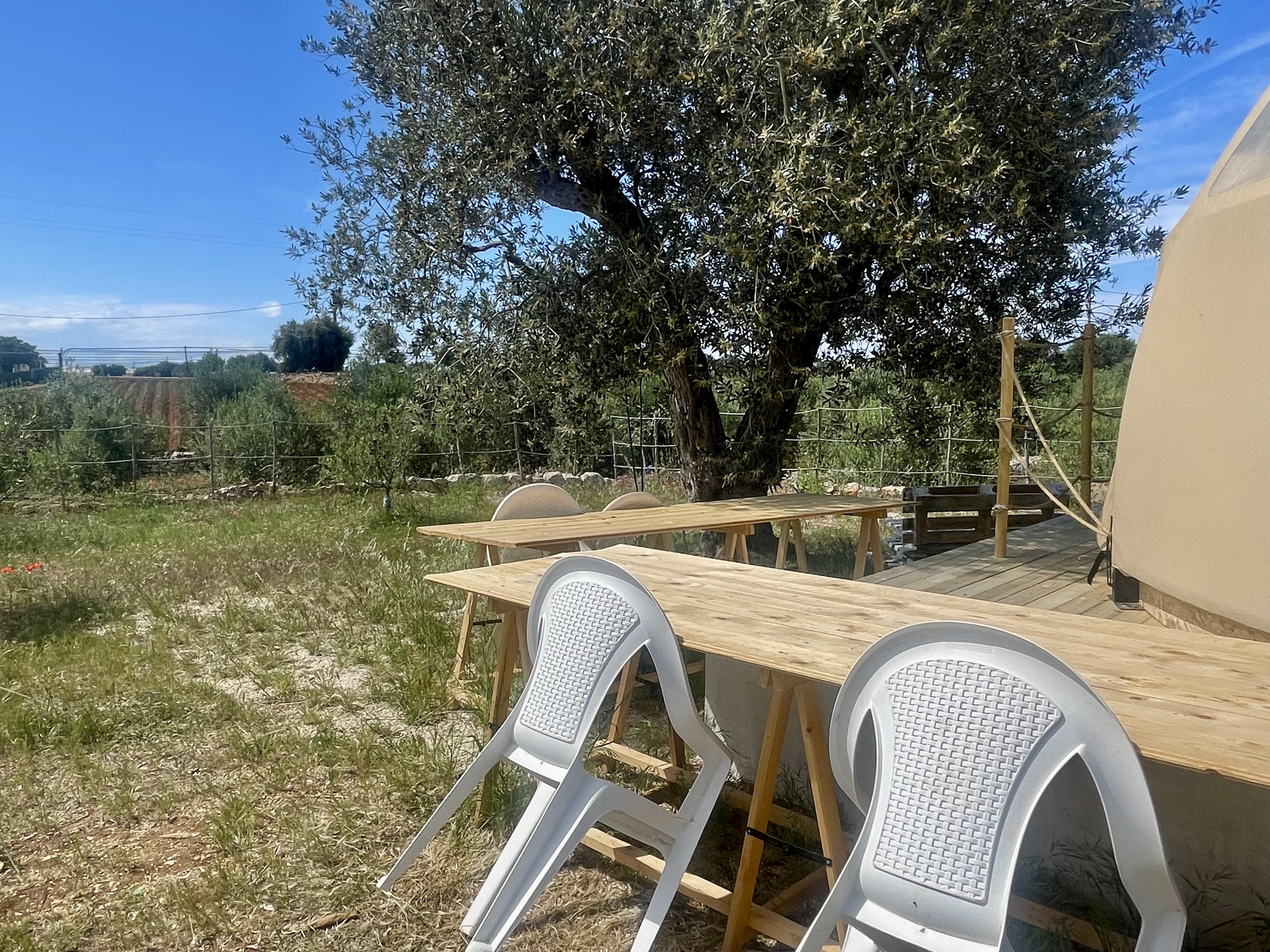 Shangri-La: camping vista mare a Polignano