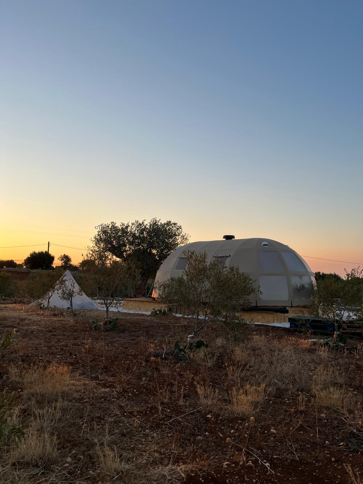 Campingplatz mit Meerblick in Polignano