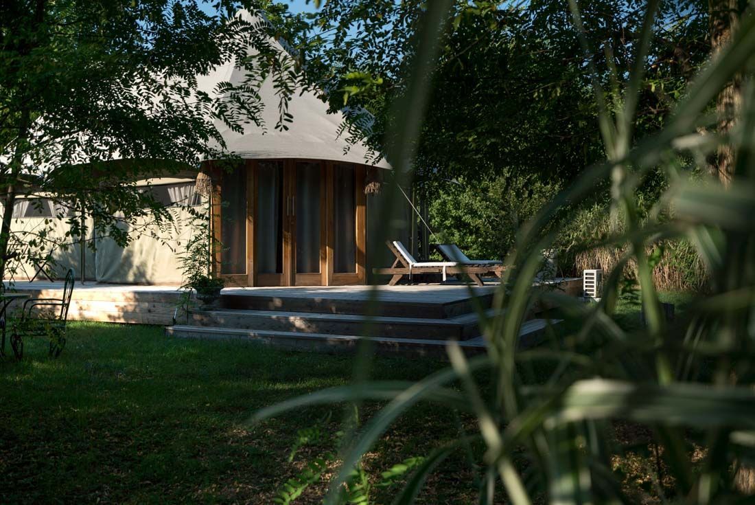 Tenda Kaki: glamping di lusso in una villa seicentesca vicino Venezia