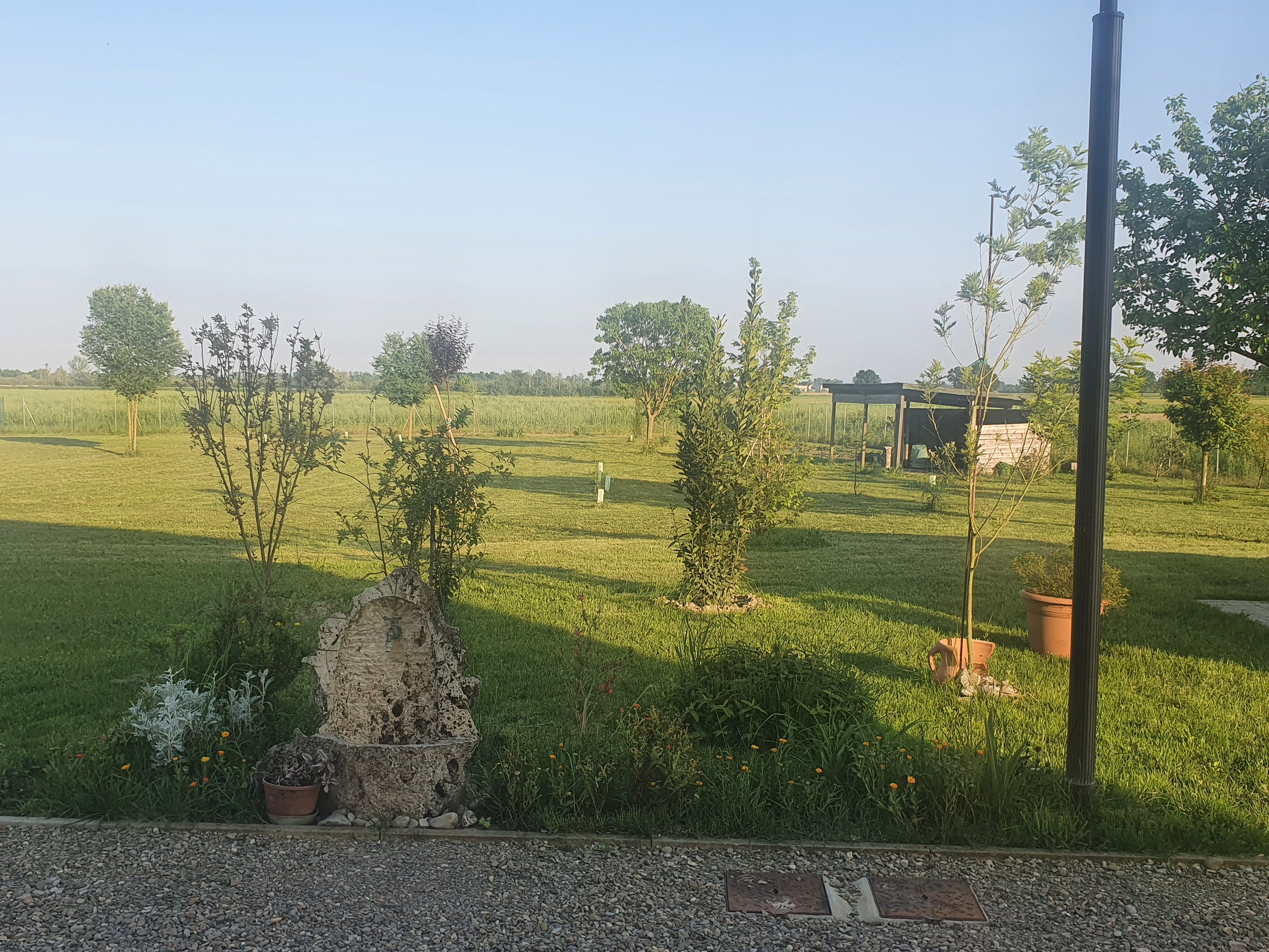 Space for caravan or tent