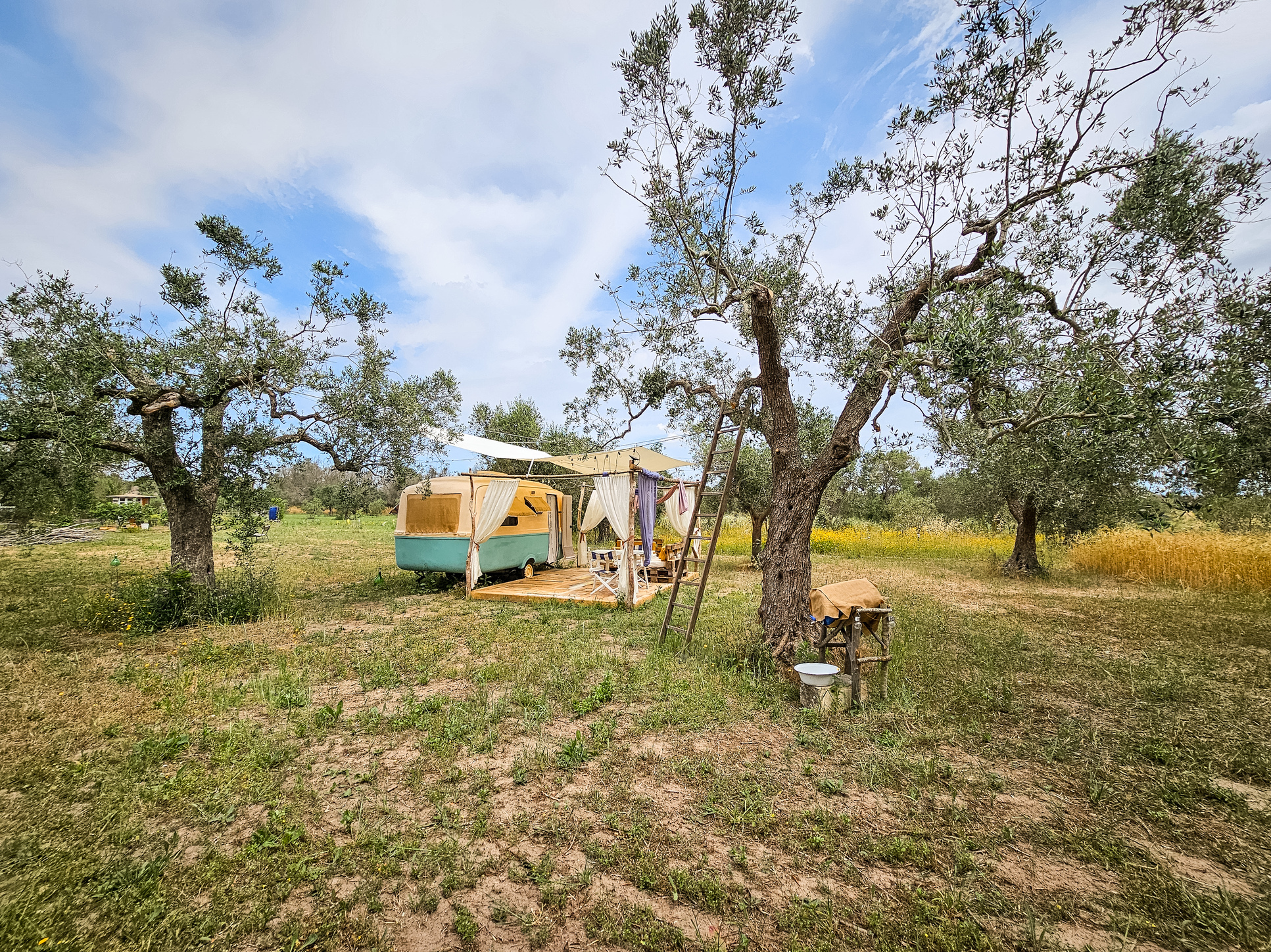 Caravan in the Salento countryside