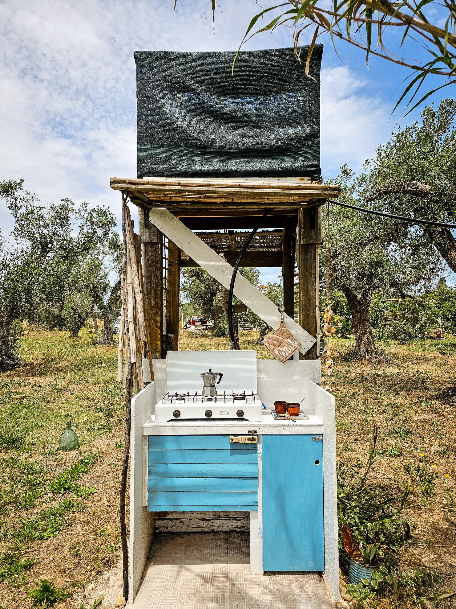 Caravan in the Salento countryside