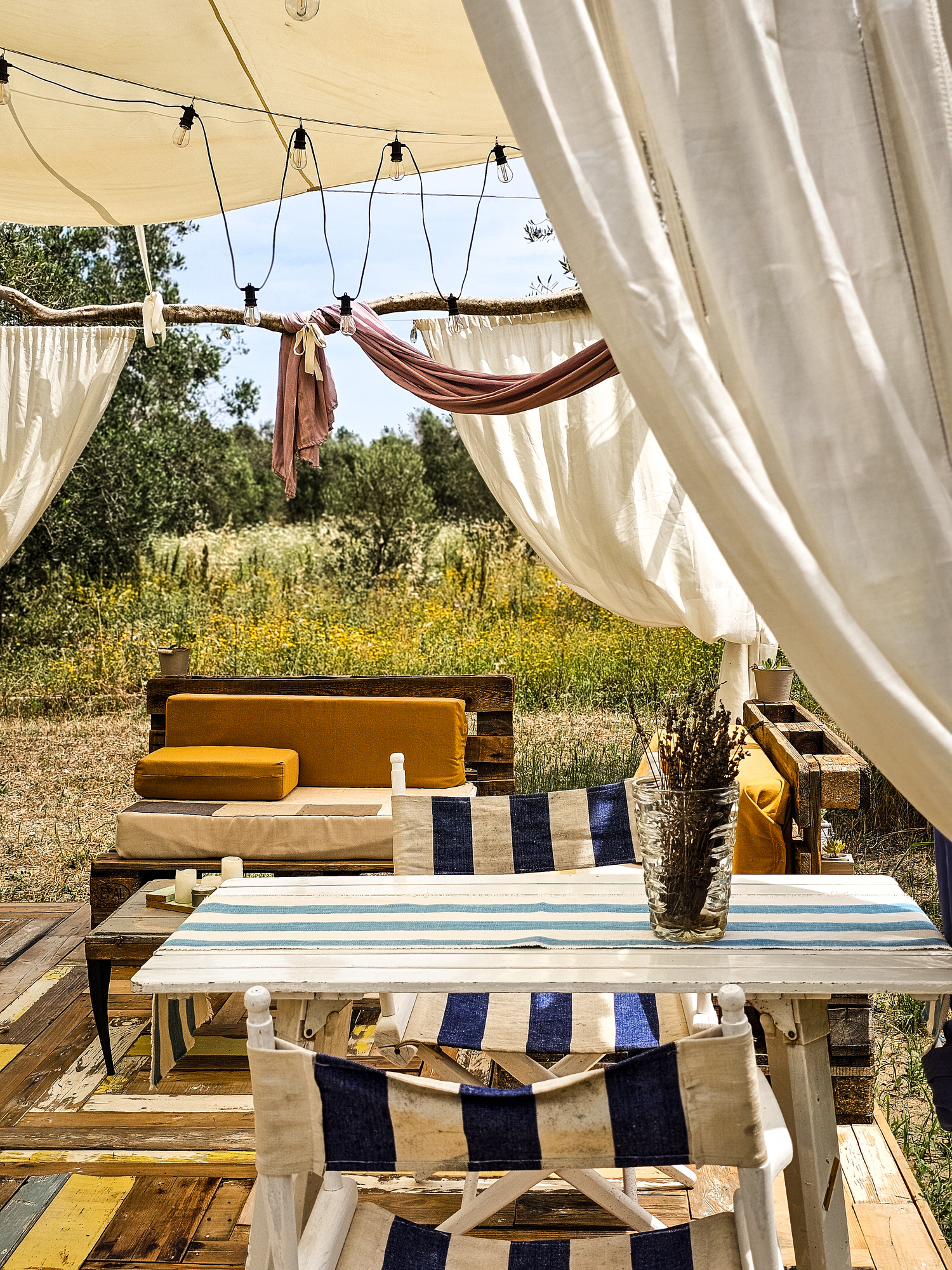 Caravan in the Salento countryside