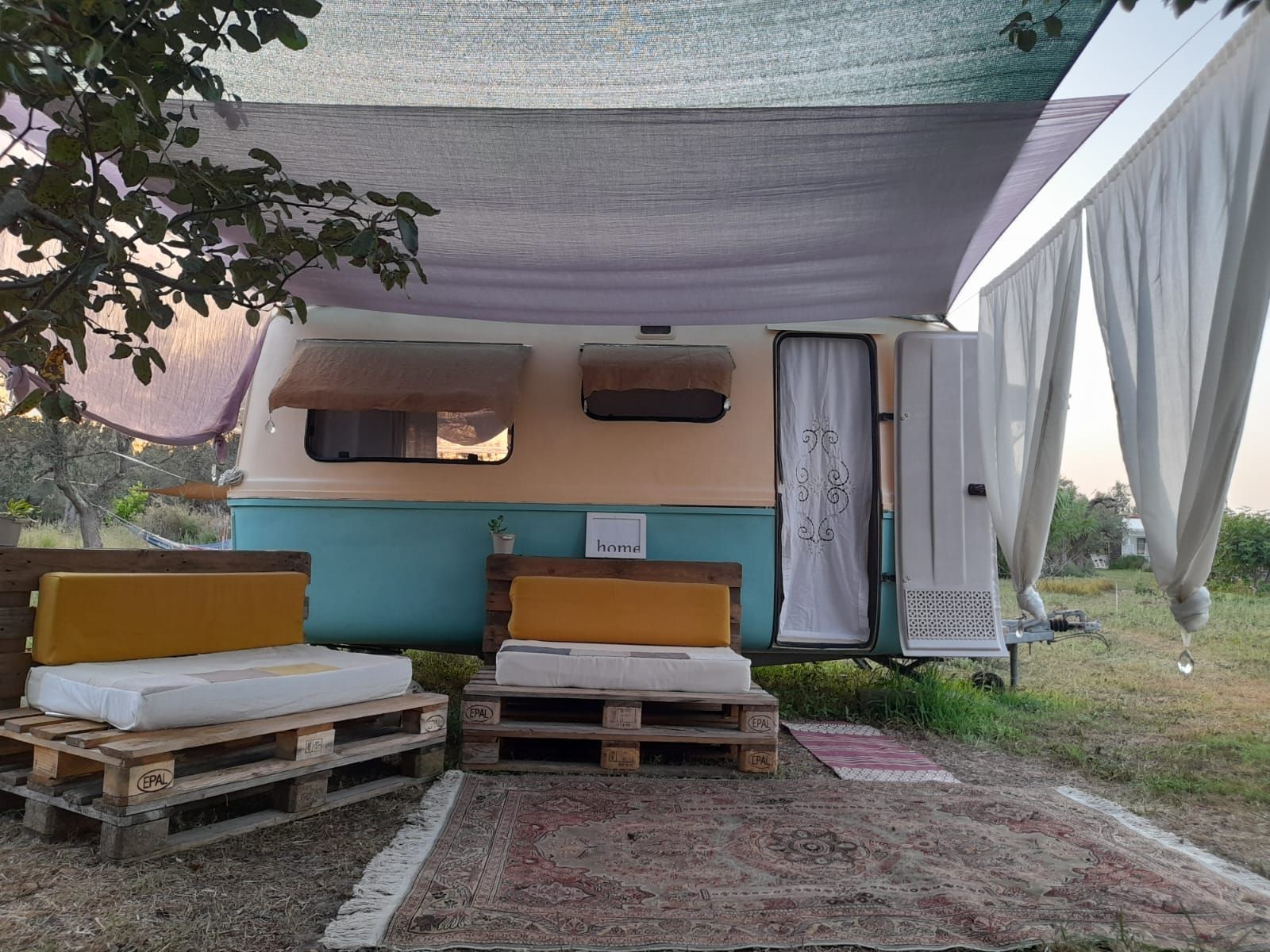 Caravan in the Salento countryside