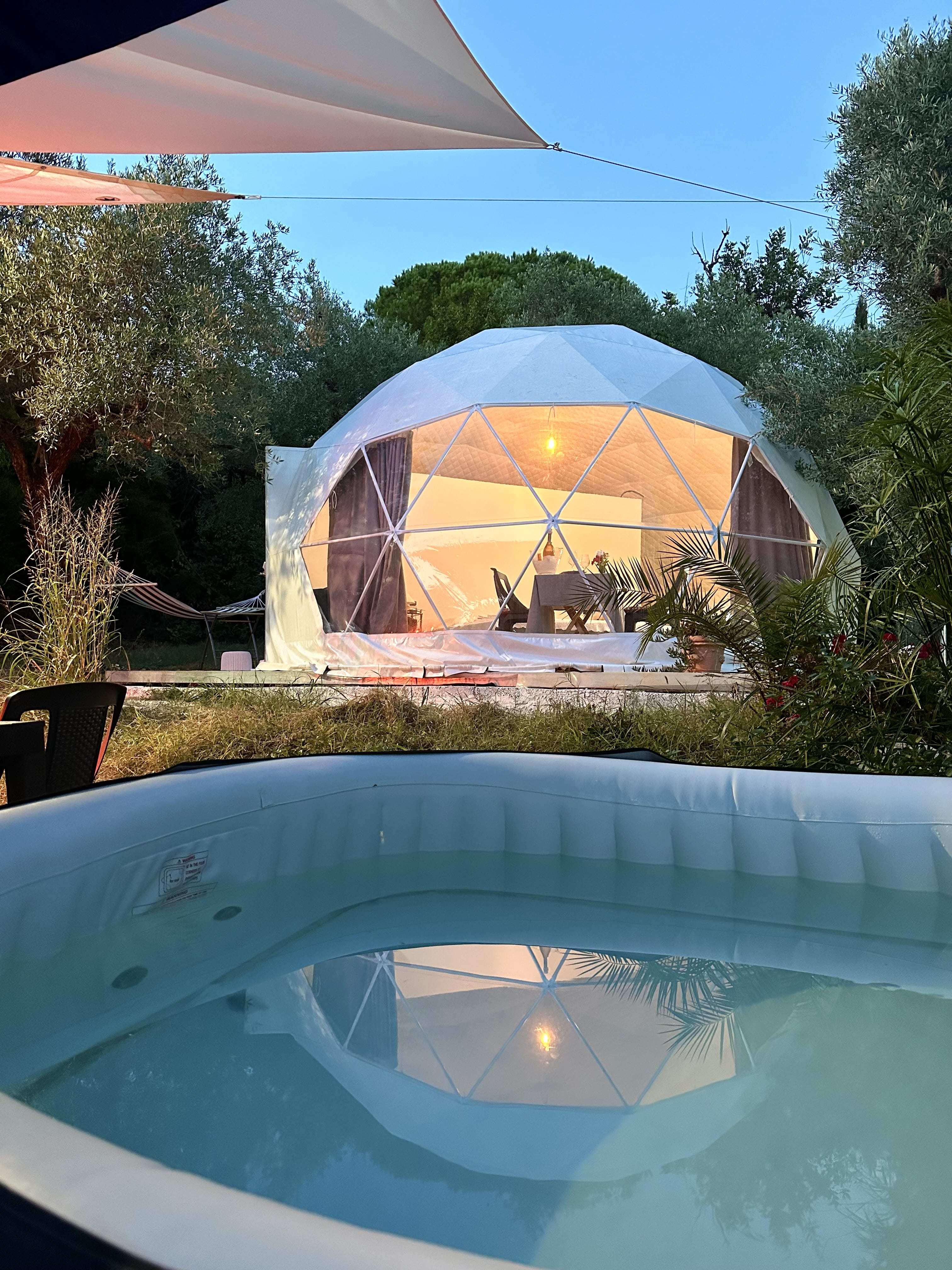 Glamping con Cupola geodetica in azienda olivicola biologica a pochi km da Sperlonga - Gaeta