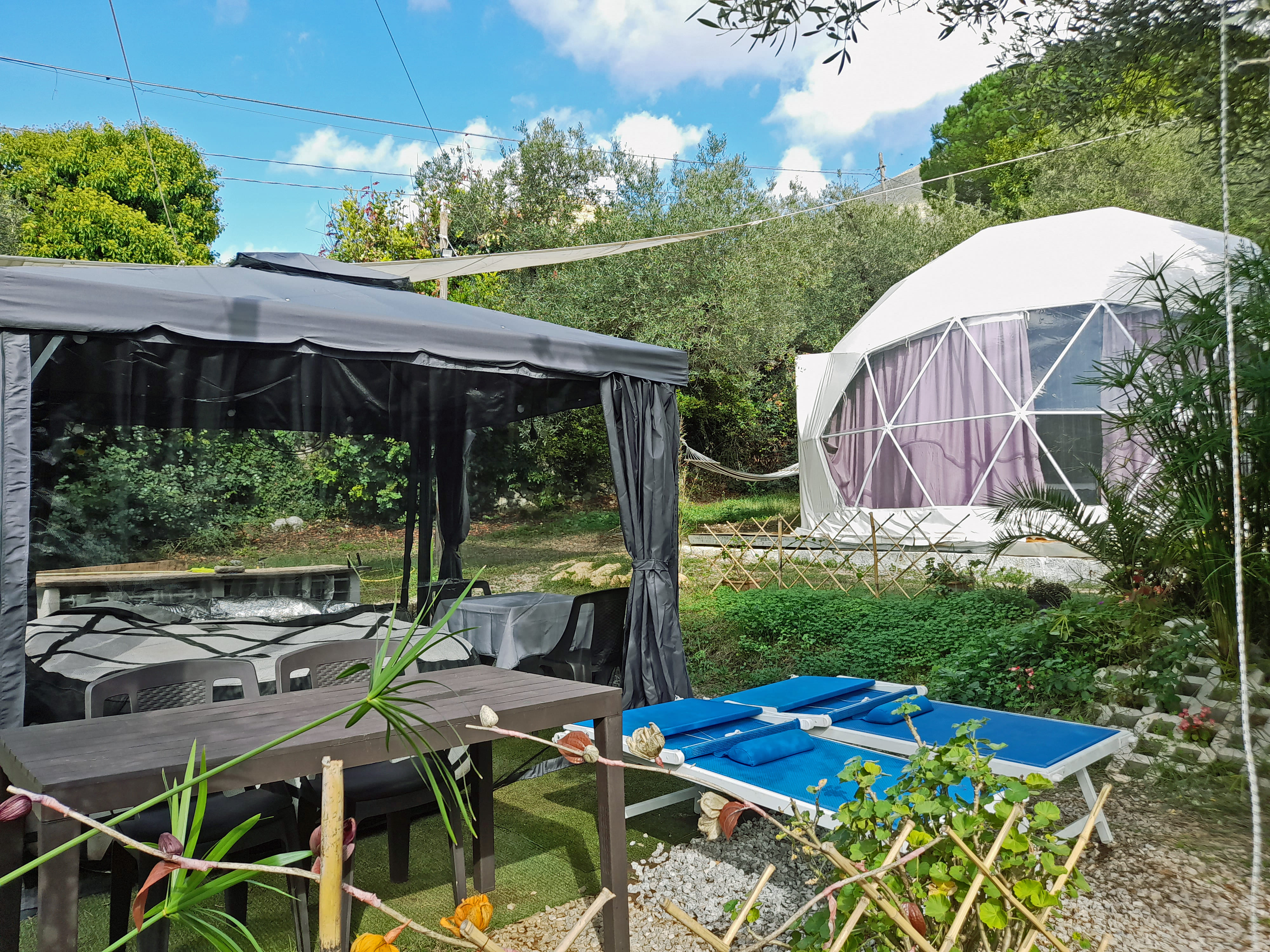 Glamping con Cupola geodetica in azienda olivicola biologica a pochi km da Sperlonga - Gaeta