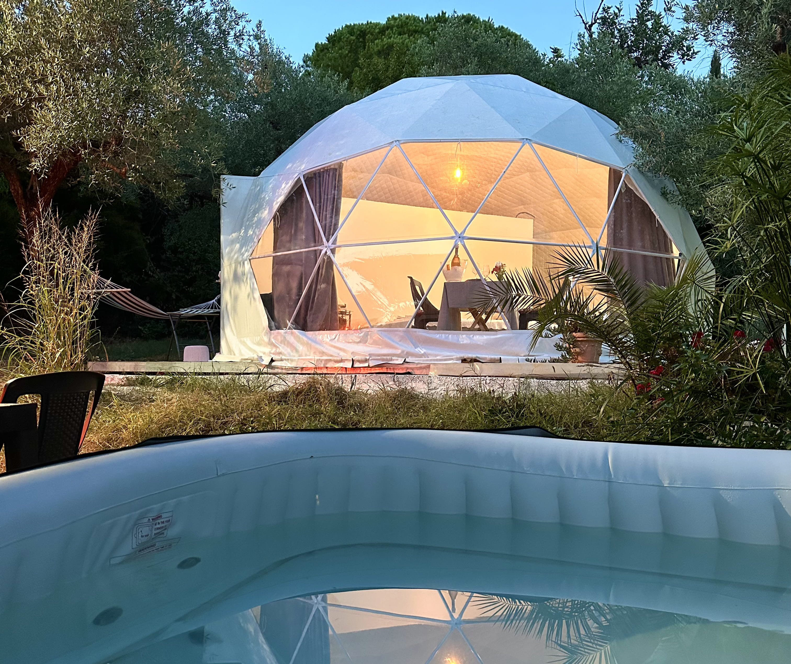 Glamping con Cupola geodetica in azienda olivicola biologica a pochi km da Sperlonga - Gaeta