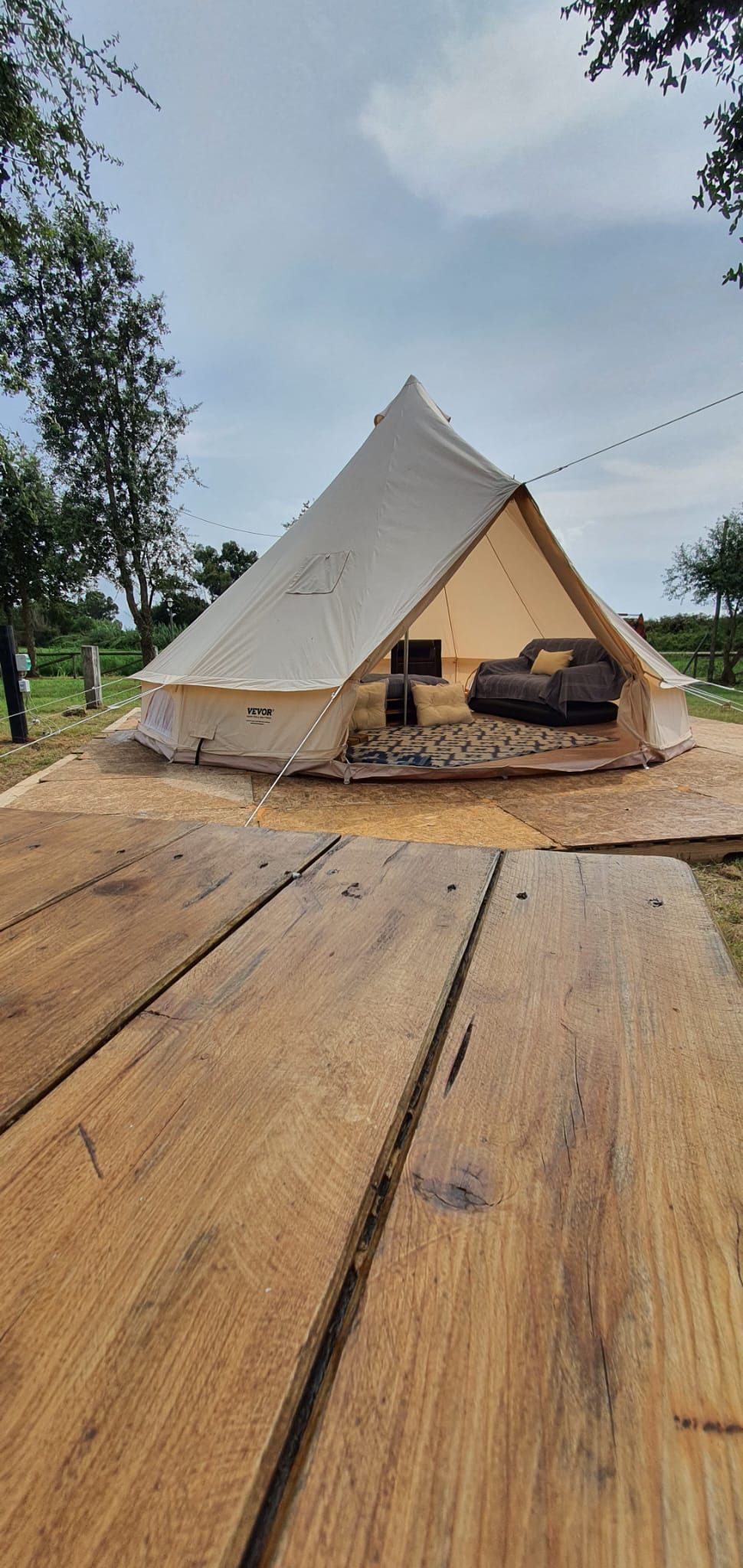 Tenda pronta familiare a Il Sughero Glamping a Sabaudia