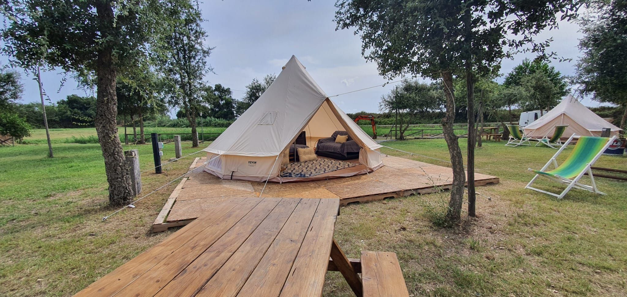 Tenda pronta familiare a Il Sughero Glamping a Sabaudia