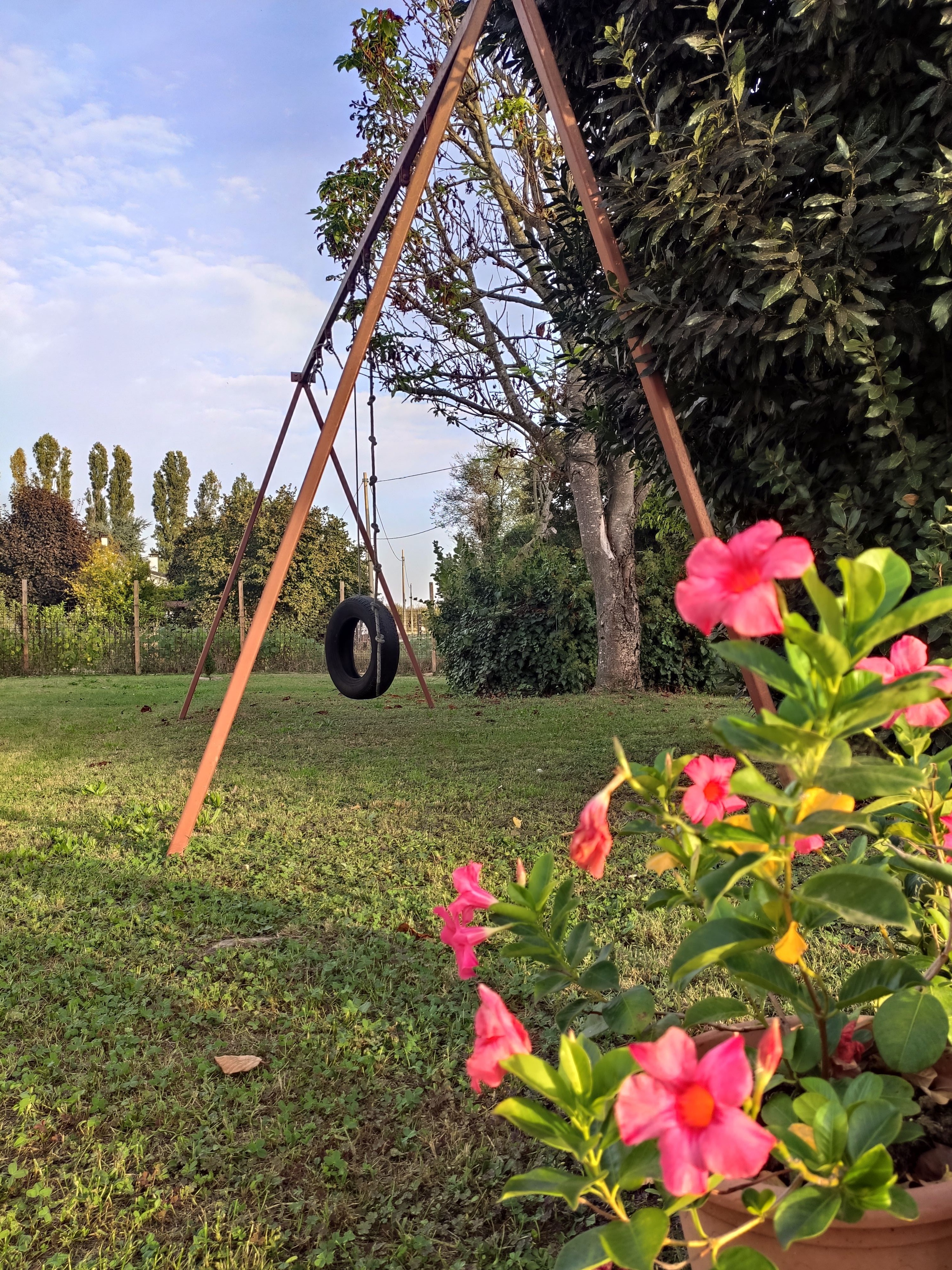 Giardino rustico di campagna tra Ferrara e Rovigo