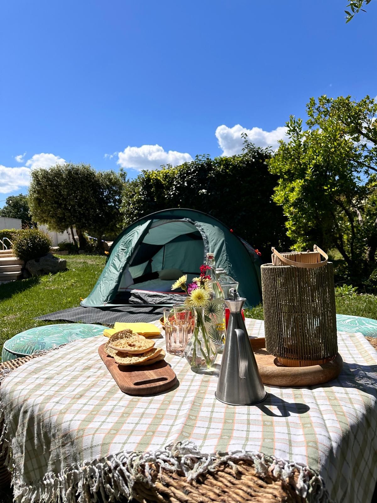 Vivi la Puglia in tenda